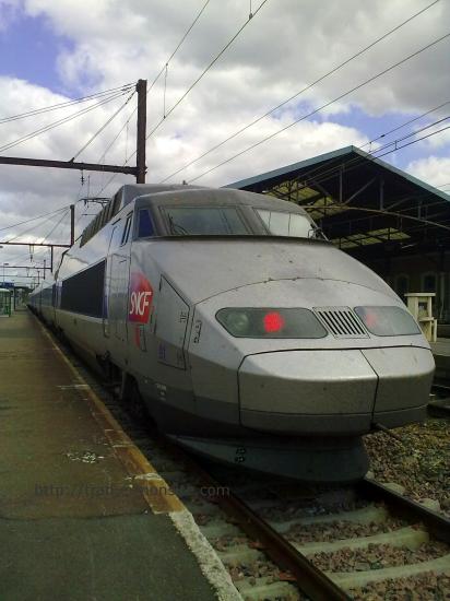 TGV Atlantique en gare d'Angoulême