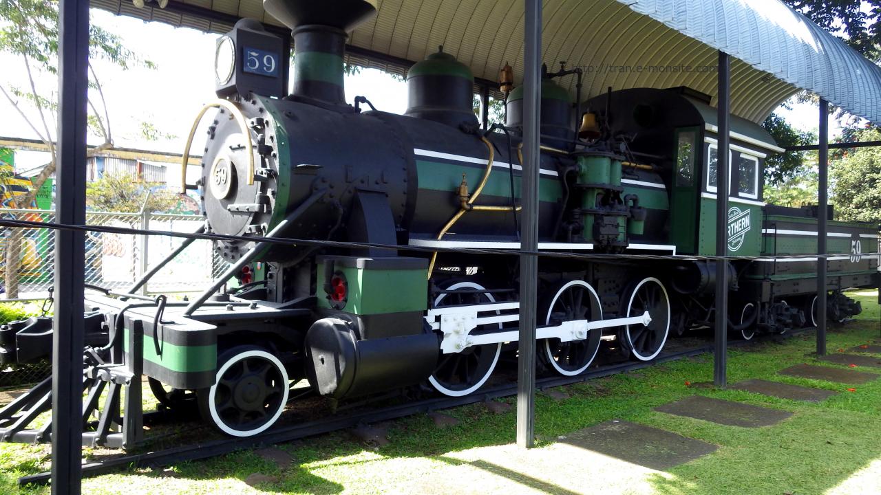 Ancienne Locomotive vapeur au Costa Rica