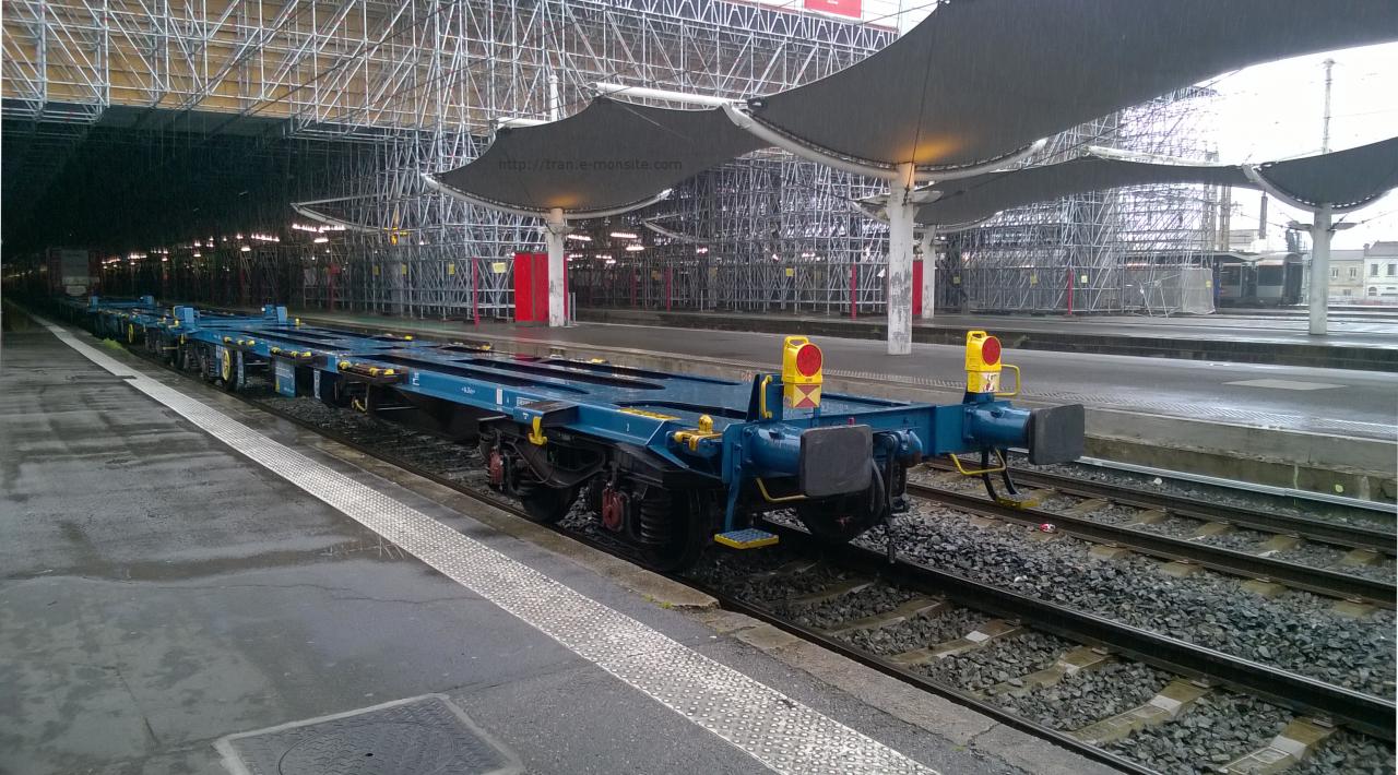 Queue de train de Fret en gare de Bordeaux