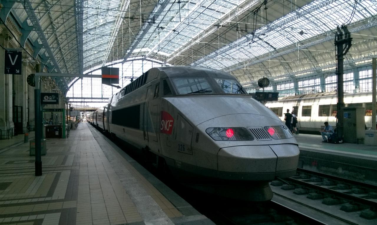 TGV Atlantique en gare de Bordeaux