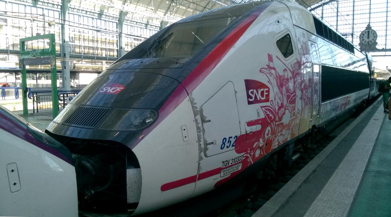 Motrice du nouveau TGV l'Océane