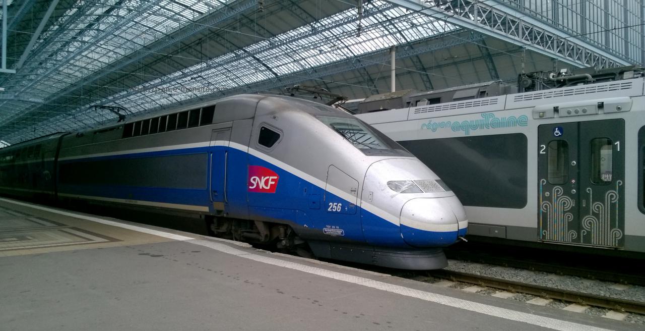 TGV Duplex en gare de Bordeaux
