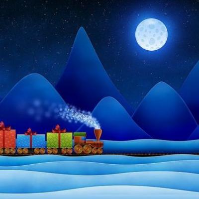 Train de Noël