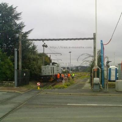 Déraillement d'une G 1000 de chez ECR due à l'oublie d'un taquet dérailleur