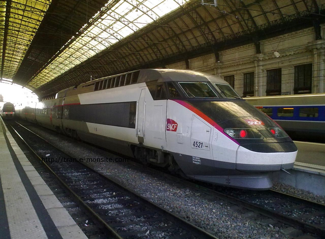 Nouvelle rame TGV 4521 Bruxelles-Midi le 02/09/2012