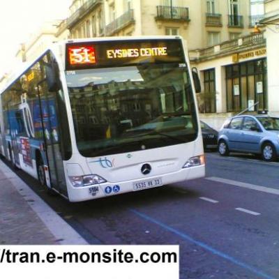 Autobus de la ville de Bordeaux