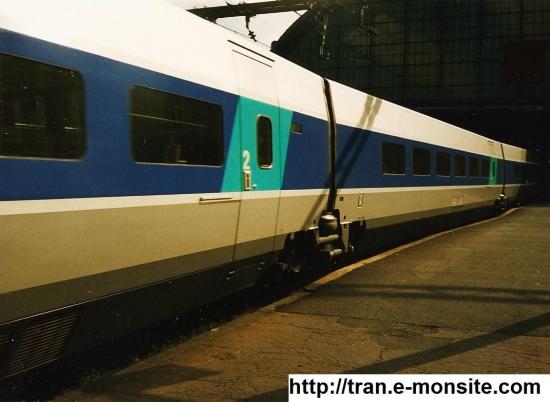 TGV Atlantique en gare de Bordeaux en 1997