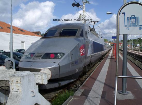 TGV Atlantique 368 en gare d'Arcachon