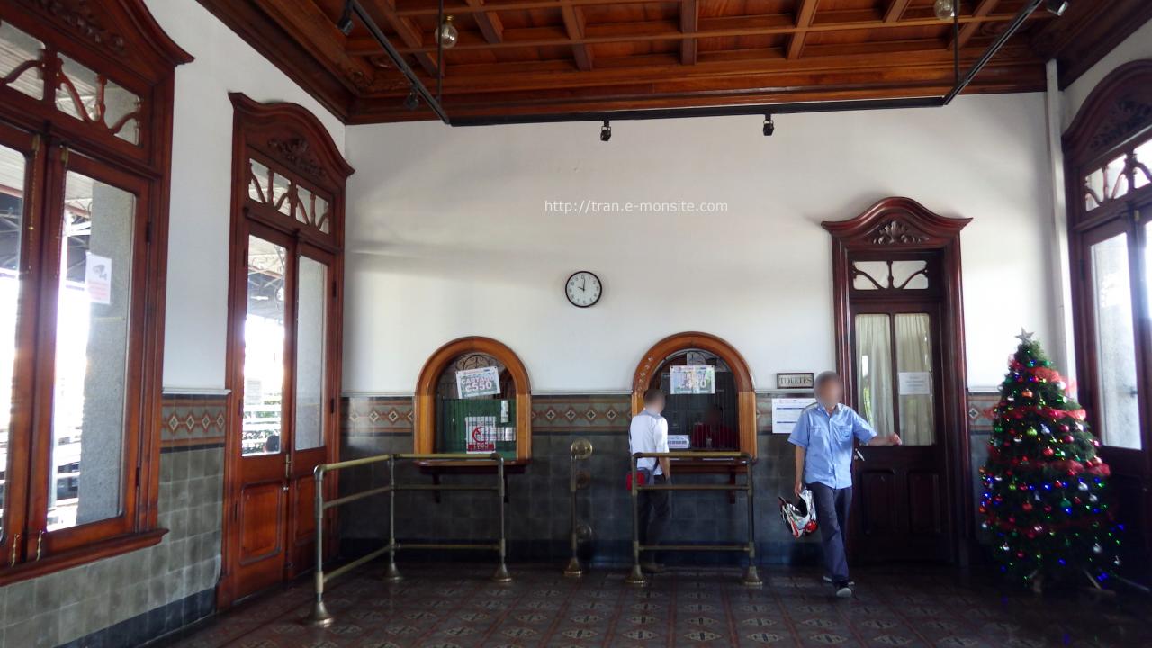 Intérieur de la gare de San José au Costa Rica
