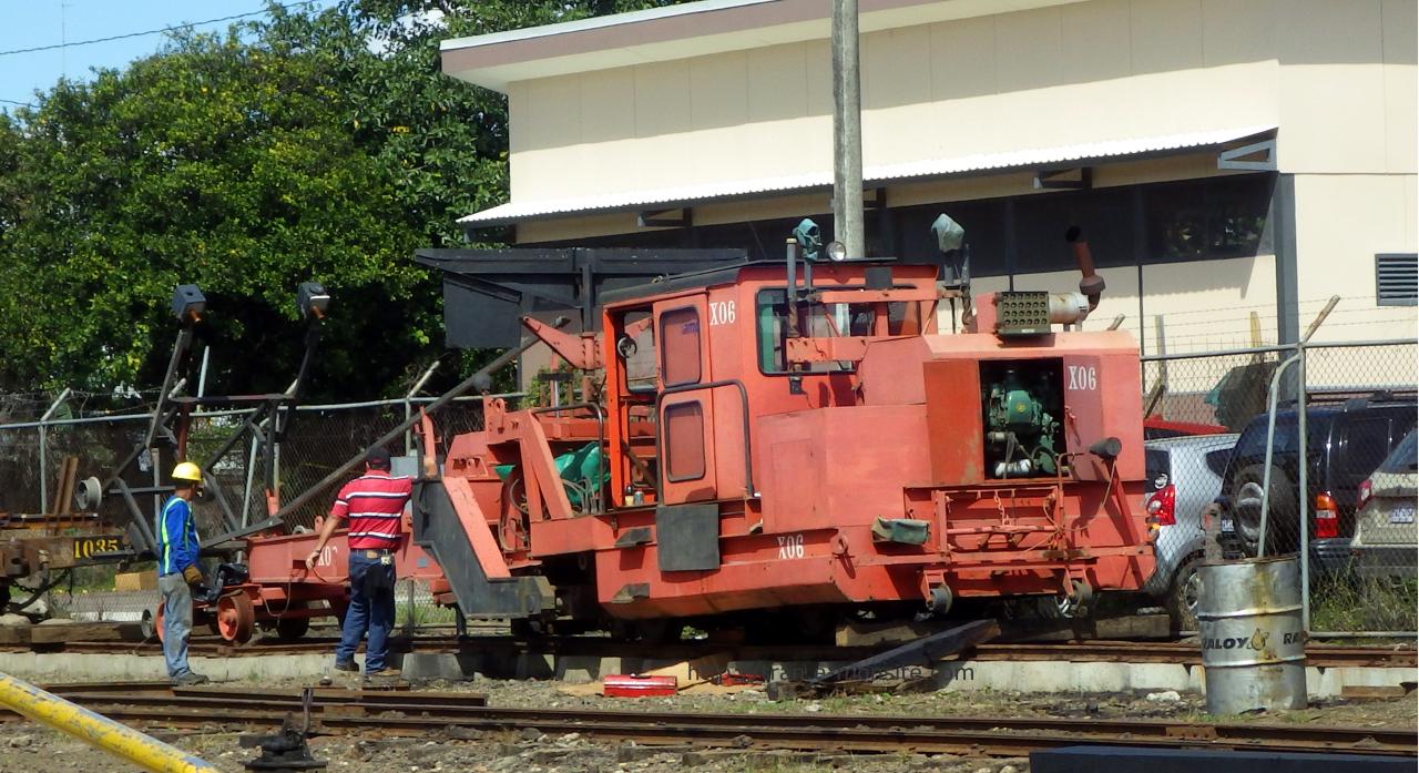 Train de chantier au Costa Rica