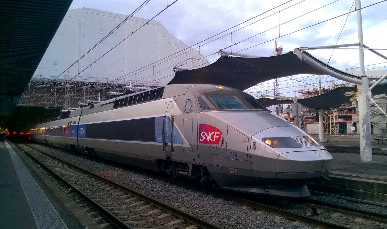 TGV 24040 en gare de Bordeaux