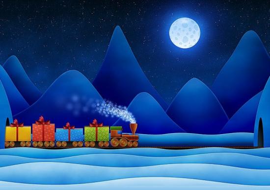 Train de Noël