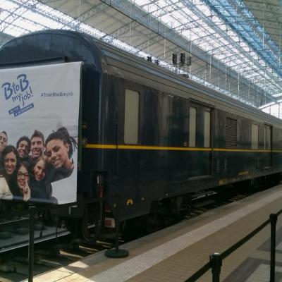 Train Expo B to B my Job en gare de Bordeaux